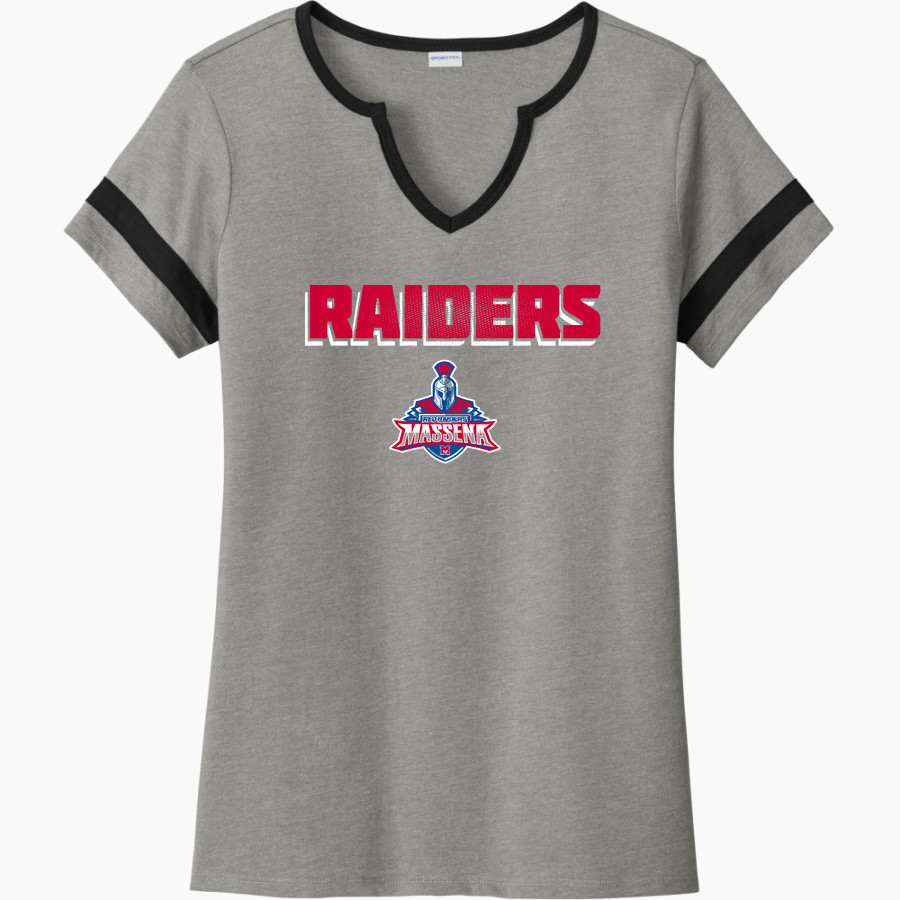 Massena Red Raiders <span class="pdp-name-mascot">Massena Raiders</span> Sport-Tek Women's Halftime Notch-Neck Short-Sleeve T-Shirt