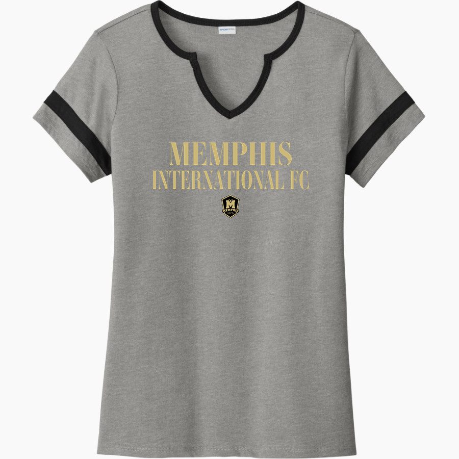 Memphis International FC <span class="pdp-name-mascot">Memphis International FC</span> Sport-Tek Women's Halftime Notch-Neck Short-Sleeve T-Shirt