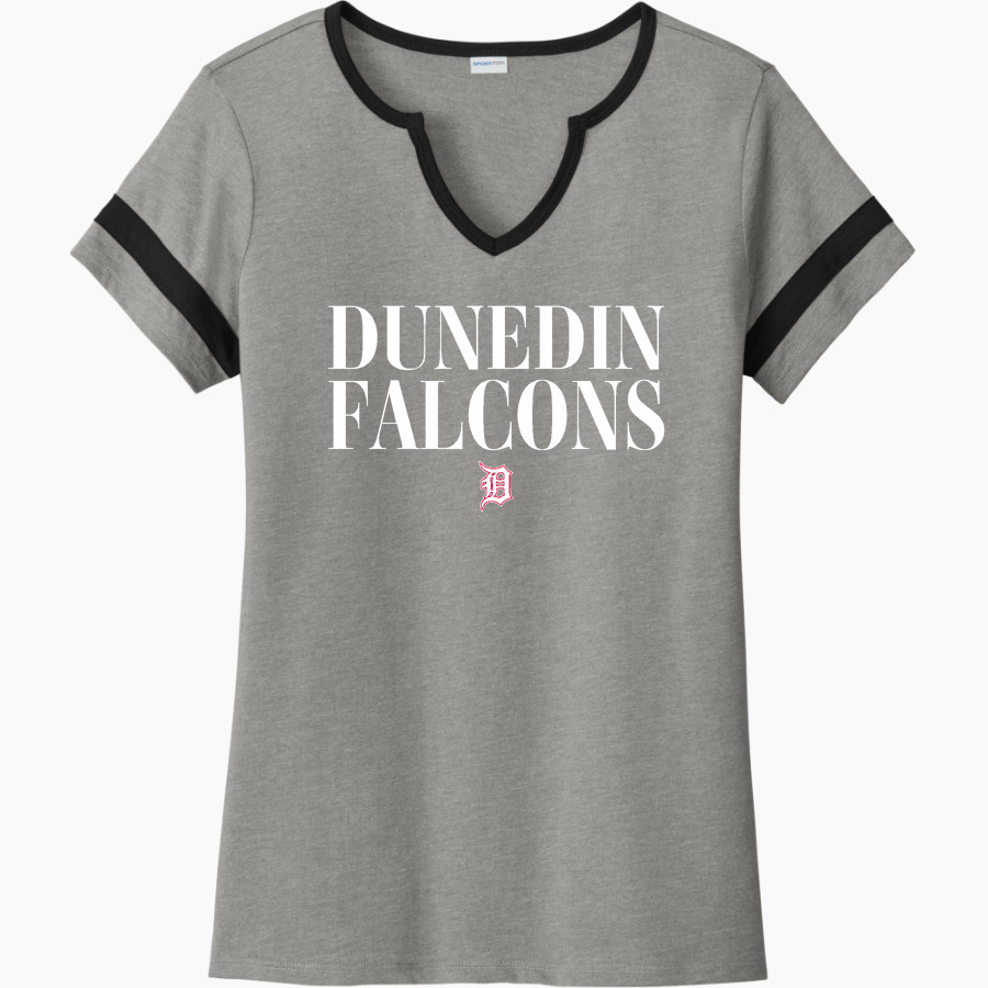 Dunedin Falcons Sport-Tek Women's Halftime Notch-Neck Short-Sleeve T-Shirt