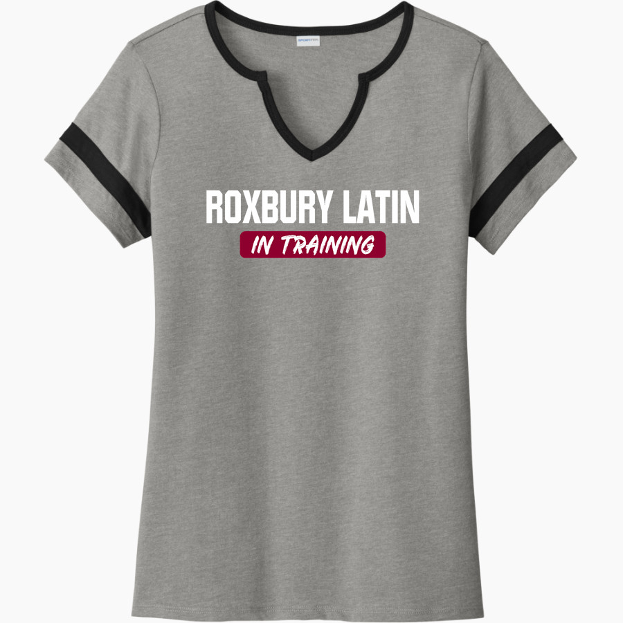 Roxbury Latin <span class="pdp-name-mascot">Roxbury Latin Foxes</span> Sport-Tek Women's Halftime Notch-Neck Short-Sleeve T-Shirt