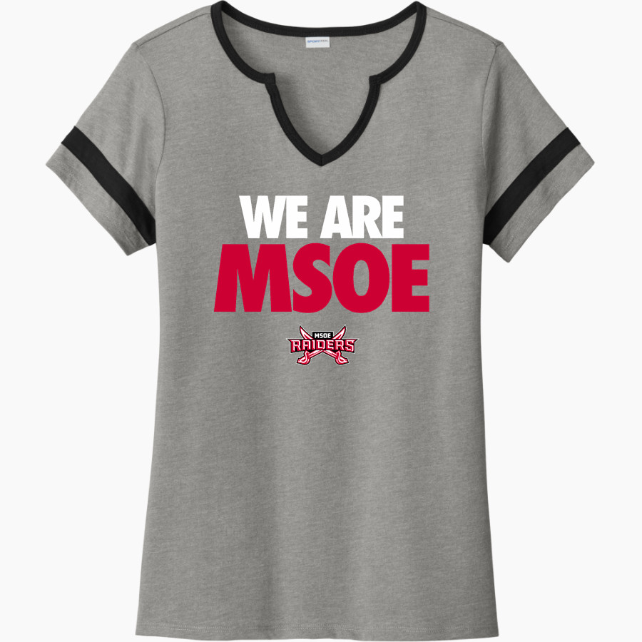 Milwaukee School of Engineering Sport-Tek Women's Halftime Notch-Neck Short-Sleeve T-Shirt