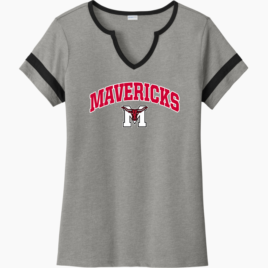 Marshall Mavericks <span class="pdp-name-mascot">Marshall Mavericks</span> Sport-Tek Women's Halftime Notch-Neck Short-Sleeve T-Shirt