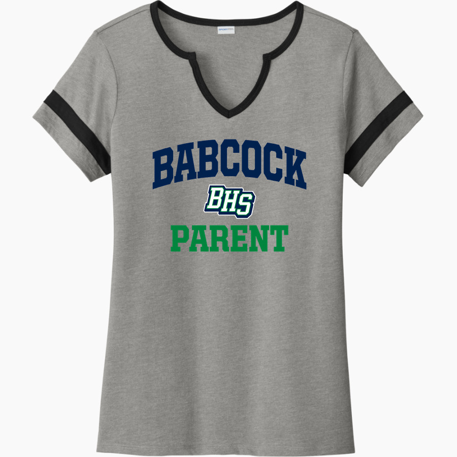 Babcock Trailblazers <span class="pdp-name-mascot">Babcock High School Trailblazers</span> Sport-Tek Women's Halftime Notch-Neck Short-Sleeve T-Shirt