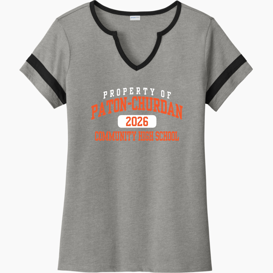 Paton-Churdan Rockets <span class="pdp-name-mascot">Paton-Churdan Rockets</span> Sport-Tek Women's Halftime Notch-Neck Short-Sleeve T-Shirt