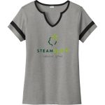 STEAMspark STEAMspark <span class="pdp-name-mascot">STEAMspark</span> Sport-Tek Women's Halftime Notch-Neck Short-Sleeve T-Shirt Front Thumbnail