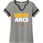 Brush Arcs <span class="pdp-name-mascot">Charles F Brush High School Arcs</span> Sport-Tek Women's Halftime Notch-Neck Short-Sleeve T-Shirt Front Thumbnail