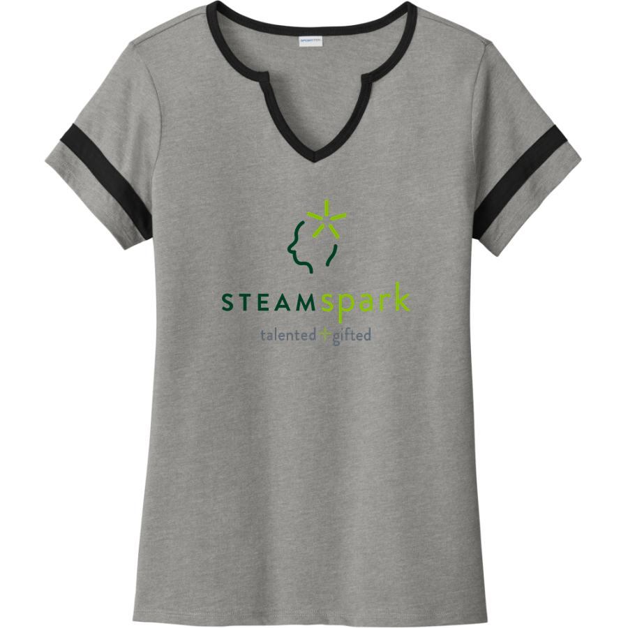STEAMspark STEAMspark <span class="pdp-name-mascot">STEAMspark</span> Sport-Tek Women's Halftime Notch-Neck Short-Sleeve T-Shirt
