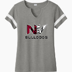 North Valley Bulldogs <span class="pdp-name-mascot">North Valley Baptist School Bulldogs</span> Sport-Tek Women's Halftime Notch-Neck Short-Sleeve T-Shirt Front Thumbnail