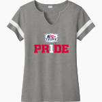 Patriot League Patriot League Sport-Tek Women's Halftime Notch-Neck Short-Sleeve T-Shirt Front Thumbnail