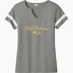 Oral Roberts Golden Eagles Sport-Tek Women's Halftime Notch-Neck Short-Sleeve T-Shirt Front Thumbnail