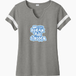 Believe In You Sport-Tek Women's Halftime Notch-Neck Short-Sleeve T-Shirt Front Thumbnail