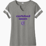 Carlsbad Lancers Sport-Tek Women's Halftime Notch-Neck Short-Sleeve T-Shirt Front Thumbnail