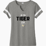 Lebanon Tigers <span class="pdp-name-mascot">Lebanon Tigers</span> Sport-Tek Women's Halftime Notch-Neck Short-Sleeve T-Shirt Front Thumbnail