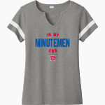 REVERE MINUTEMEN ONLINE STORE Sport-Tek Women's Halftime Notch-Neck Short-Sleeve T-Shirt Front Thumbnail