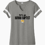 Hawaii Baptist Eagles <span class="pdp-name-mascot">HBA Eagles</span> Sport-Tek Women's Halftime Notch-Neck Short-Sleeve T-Shirt Front Thumbnail