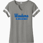 Waukena Wildcats <span class="pdp-name-mascot">Waukena Joint Union Elementary Wildcats</span> Sport-Tek Women's Halftime Notch-Neck Short-Sleeve T-Shirt Front Thumbnail