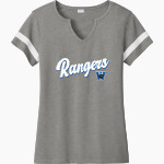 Wallace Middle School Rangers Online Store Sport-Tek Women's Halftime Notch-Neck Short-Sleeve T-Shirt Front Thumbnail