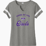 CHIRENO HIGH SCHOOL OWLS <span class="pdp-name-mascot">CHIRENO OWLS</span> Sport-Tek Women's Halftime Notch-Neck Short-Sleeve T-Shirt Front Thumbnail