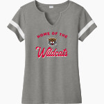Wheatley Wildcats <span class="pdp-name-mascot">Wheatley Wildcats</span> Sport-Tek Women's Halftime Notch-Neck Short-Sleeve T-Shirt Front Thumbnail