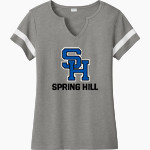 Spring Hill Panthers <span class="pdp-name-mascot">Spring Hill Panthers</span> Sport-Tek Women's Halftime Notch-Neck Short-Sleeve T-Shirt Front Thumbnail
