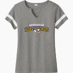 Rochester YellowJackets <span class="pdp-name-mascot">University of Rochester Athletics</span> Sport-Tek Women's Halftime Notch-Neck Short-Sleeve T-Shirt Front Thumbnail