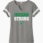 SEMINOLE COUNTY HIGH SCHOOL INDIANS <span class="pdp-name-mascot">SEMINOLE COUNTY INDIANS</span> Sport-Tek Women's Halftime Notch-Neck Short-Sleeve T-Shirt Front Thumbnail