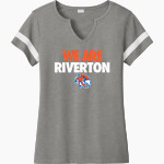 Riverton Hawks <span class="pdp-name-mascot">Riverton</span> Sport-Tek Women's Halftime Notch-Neck Short-Sleeve T-Shirt Front Thumbnail