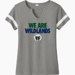 Wildlands Spaceducks Sport-Tek Women's Halftime Notch-Neck Short-Sleeve T-Shirt Front Thumbnail