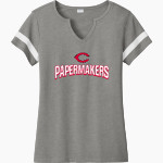 CAMAS PAPERMAKERS The Official Online Store <span class="pdp-name-mascot">CAMAS PAPERMAKERS</span> Sport-Tek Women's Halftime Notch-Neck Short-Sleeve T-Shirt Front Thumbnail