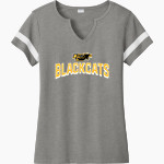 <span class="pdp-name-mascot">Bay City Blackcats</span> Sport-Tek Women's Halftime Notch-Neck Short-Sleeve T-Shirt Front Thumbnail