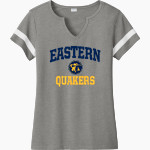 EASTERN HIGH SCHOOL QUAKERS <span class="pdp-name-mascot">EASTERN QUAKERS</span> Sport-Tek Women's Halftime Notch-Neck Short-Sleeve T-Shirt Front Thumbnail