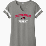 JUNEAU-DOUGLAS HIGH SCHOOL CRIMSON BEARS <span class="pdp-name-mascot">JUNEAU - DOUGLAS CRIMSON BEARS</span> Sport-Tek Women's Halftime Notch-Neck Short-Sleeve T-Shirt Front Thumbnail