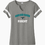 Mahnomen-Waubun THUNDERBIRDS <span class="pdp-name-mascot">Mahnomen-Waubun THUNDERBIRDS</span> Sport-Tek Women's Halftime Notch-Neck Short-Sleeve T-Shirt Front Thumbnail