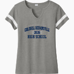 CRCS Bulldogs <span class="pdp-name-mascot">CRHS Bulldogs</span> Sport-Tek Women's Halftime Notch-Neck Short-Sleeve T-Shirt Front Thumbnail