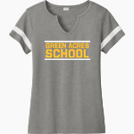 Green Acres Grizzlies <span class="pdp-name-mascot">Green Acres School Grizzlies</span> Sport-Tek Women's Halftime Notch-Neck Short-Sleeve T-Shirt Front Thumbnail