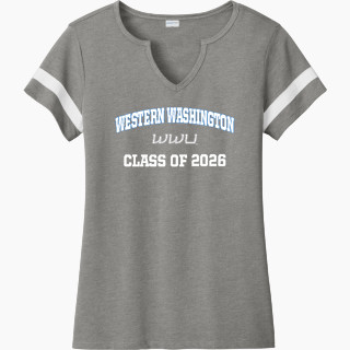 Sport-Tek Women's Halftime Notch-Neck Short-Sleeve T-Shirt