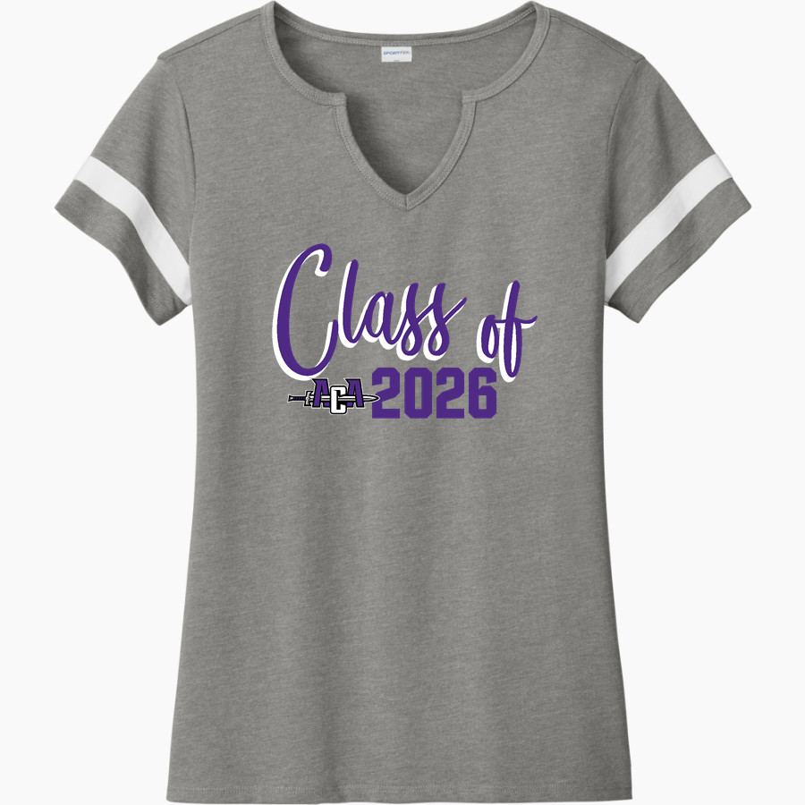 Arkansas Christian Knights Sport-Tek Women's Halftime Notch-Neck Short-Sleeve T-Shirt