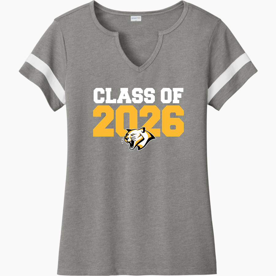 Canjo Cougars <span class="pdp-name-mascot">Canjo Cougars</span> Sport-Tek Women's Halftime Notch-Neck Short-Sleeve T-Shirt