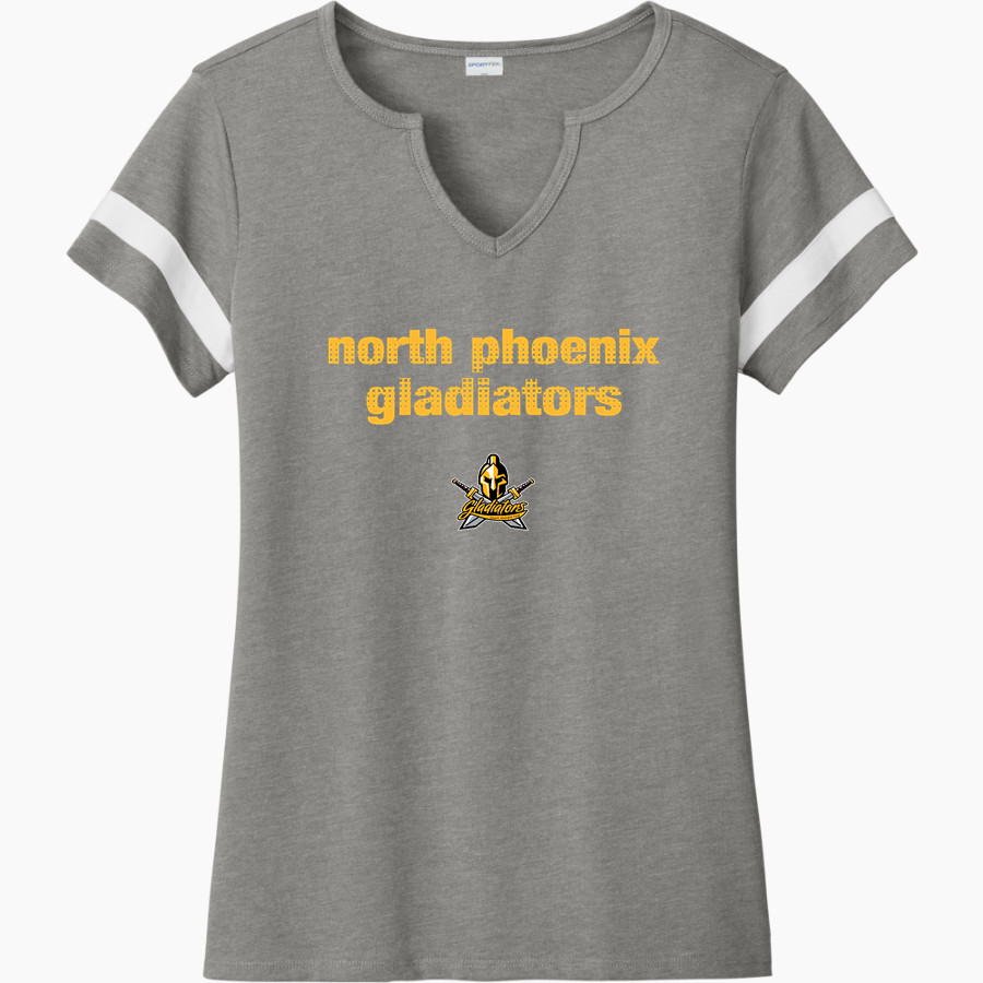 North Phoenix Gladiators Sport-Tek Women's Halftime Notch-Neck Short-Sleeve T-Shirt