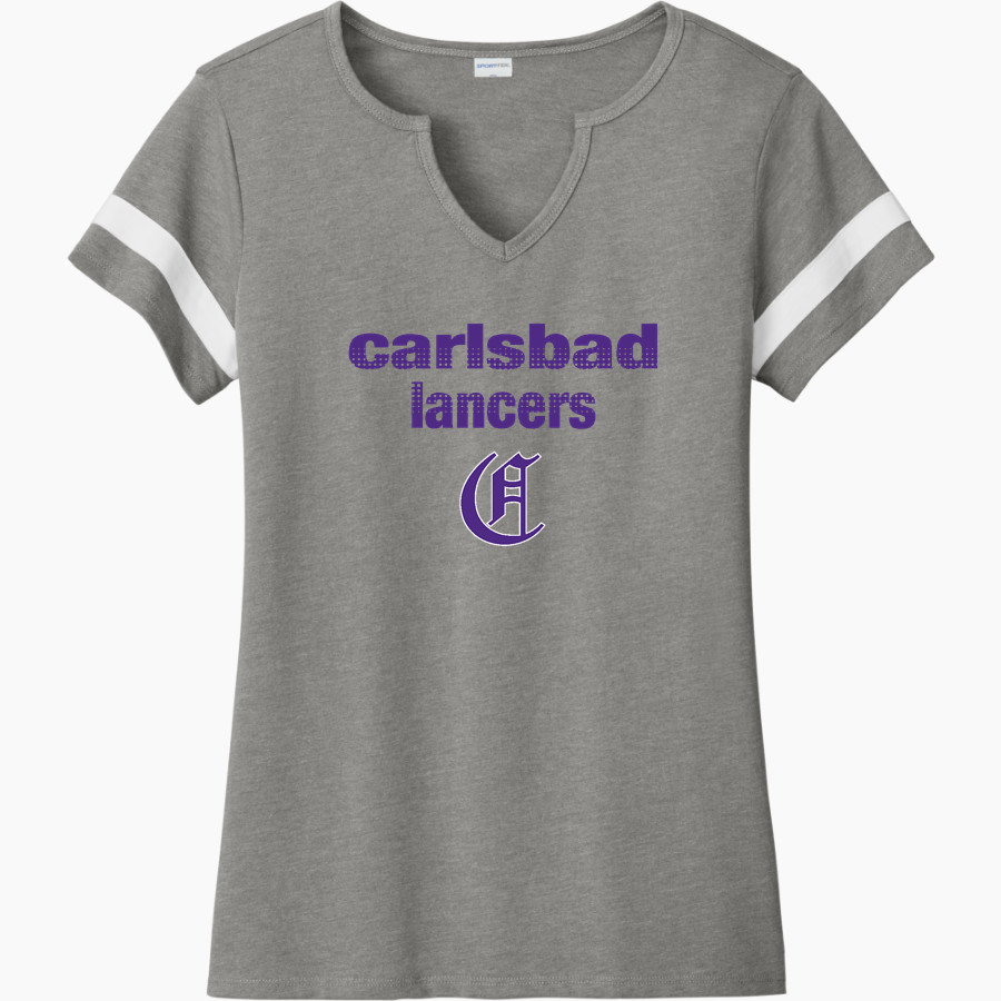 Carlsbad Lancers Sport-Tek Women's Halftime Notch-Neck Short-Sleeve T-Shirt