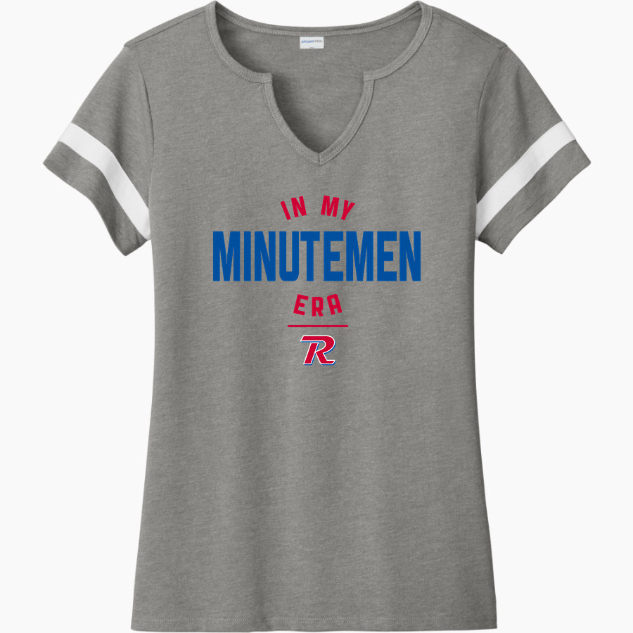 REVERE MINUTEMEN ONLINE STORE Sport-Tek Women's Halftime Notch-Neck Short-Sleeve T-Shirt