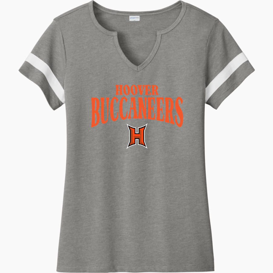 Hoover Buccaneers The Official Online Store <span class="pdp-name-mascot">Hoover Buccaneers</span> Sport-Tek Women's Halftime Notch-Neck Short-Sleeve T-Shirt