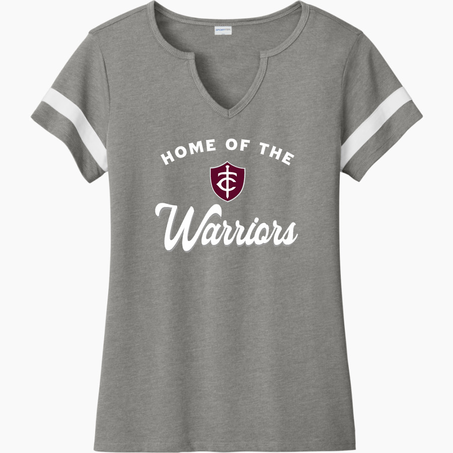 Trinity Warriors Sport-Tek Women's Halftime Notch-Neck Short-Sleeve T-Shirt