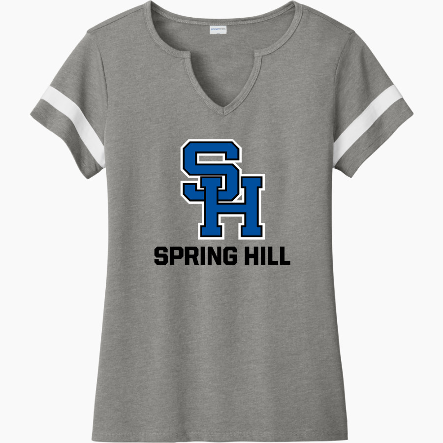 Spring Hill Panthers <span class="pdp-name-mascot">Spring Hill Panthers</span> Sport-Tek Women's Halftime Notch-Neck Short-Sleeve T-Shirt