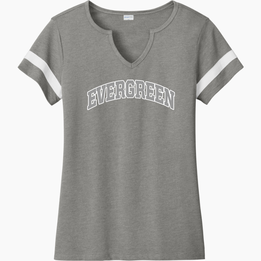 Evergreen Eagles <span class="pdp-name-mascot">Evergreen Elementary Eagles</span> Sport-Tek Women's Halftime Notch-Neck Short-Sleeve T-Shirt
