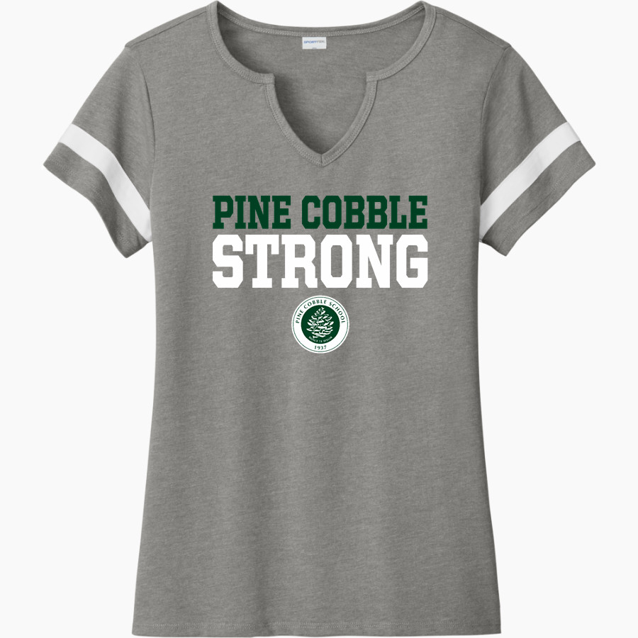 Pine Cobble Pine Cobble Sport-Tek Women's Halftime Notch-Neck Short-Sleeve T-Shirt