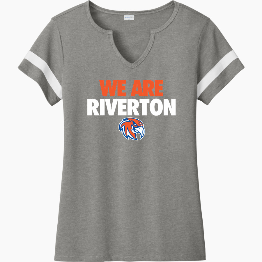 Riverton Hawks <span class="pdp-name-mascot">Riverton</span> Sport-Tek Women's Halftime Notch-Neck Short-Sleeve T-Shirt