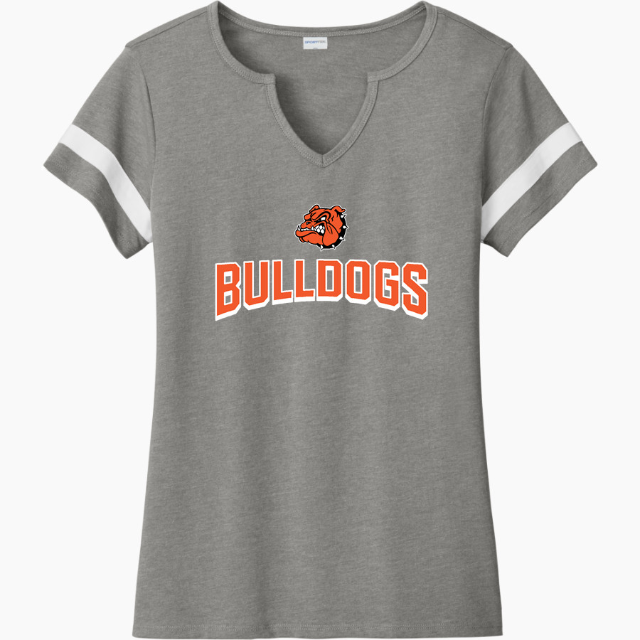 Scranton Bulldogs <span class="pdp-name-mascot">Scranton Middle School Bulldogs</span> Sport-Tek Women's Halftime Notch-Neck Short-Sleeve T-Shirt