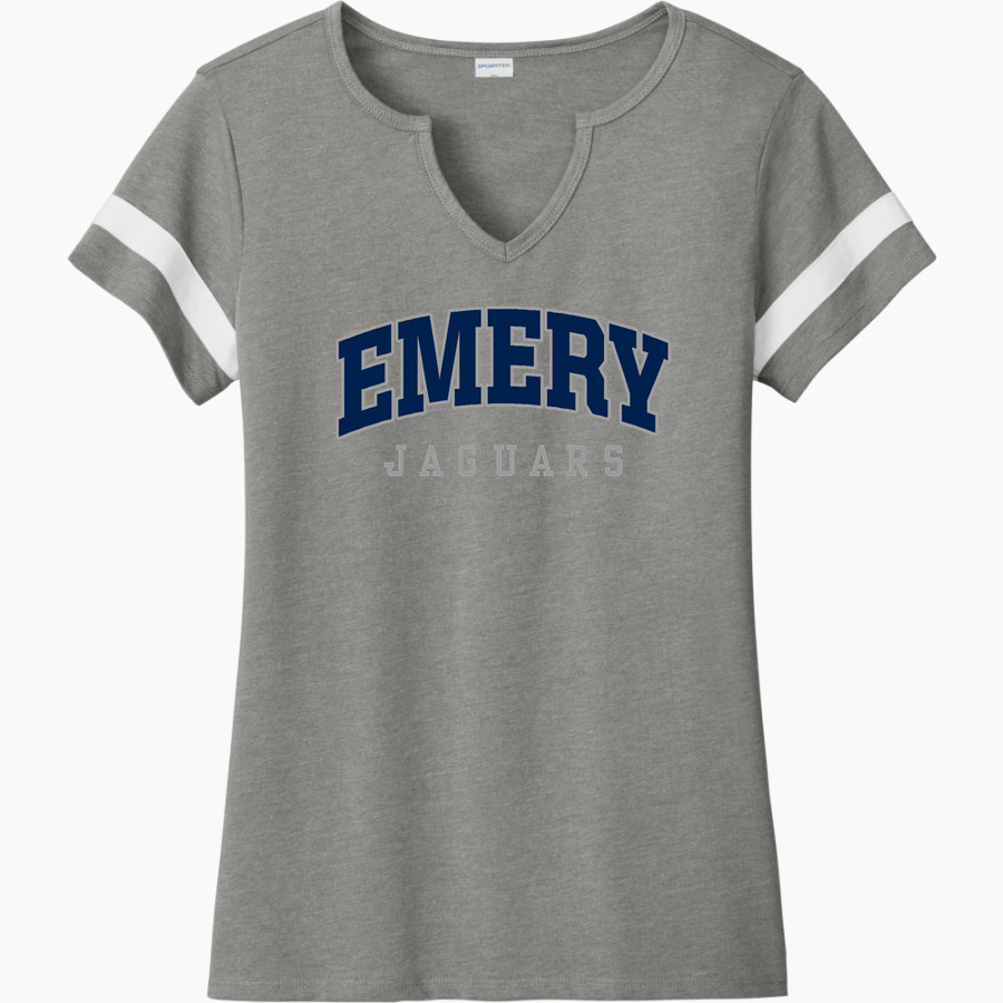 Emery Jaguars Sport-Tek Women's Halftime Notch-Neck Short-Sleeve T-Shirt