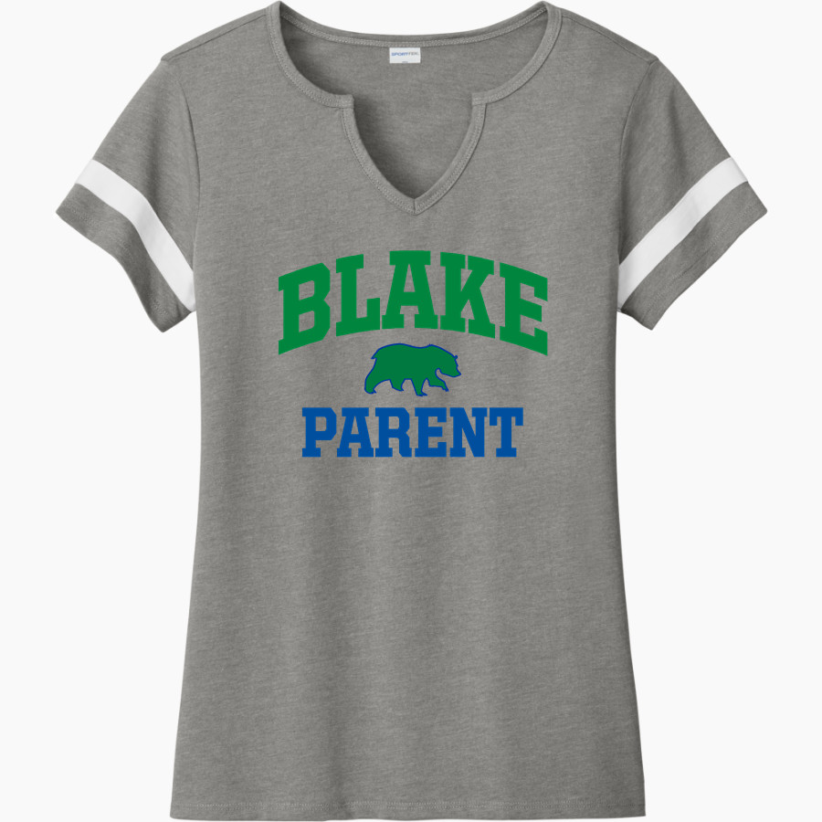 The Blake School BEARS ONLINE STORE Sport-Tek Women's Halftime Notch-Neck Short-Sleeve T-Shirt
